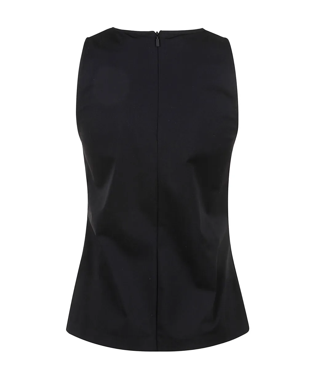 Crewneck Sleeveless Tank Top