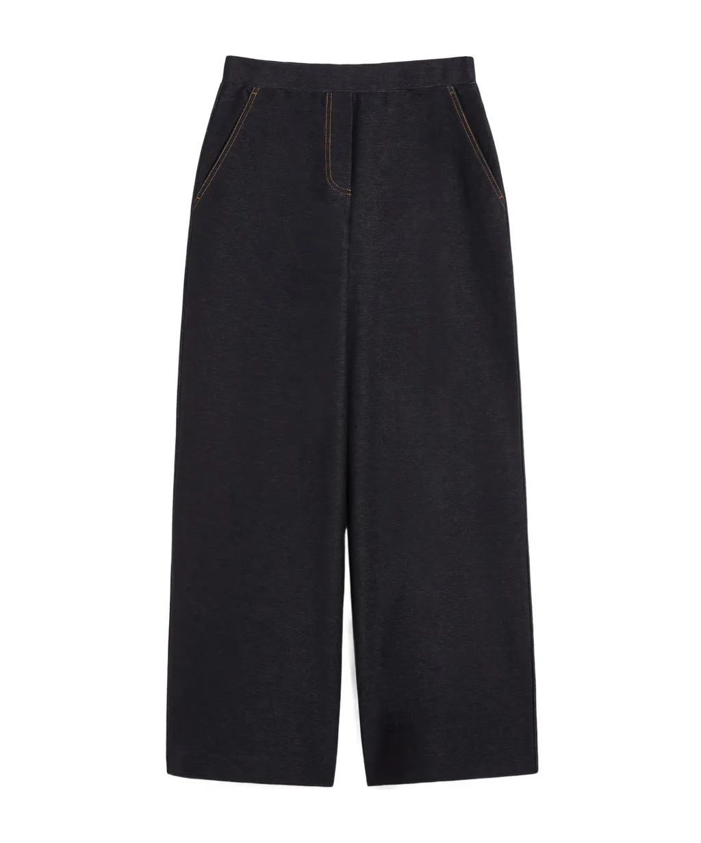 Wide-Leg Casual Pants
