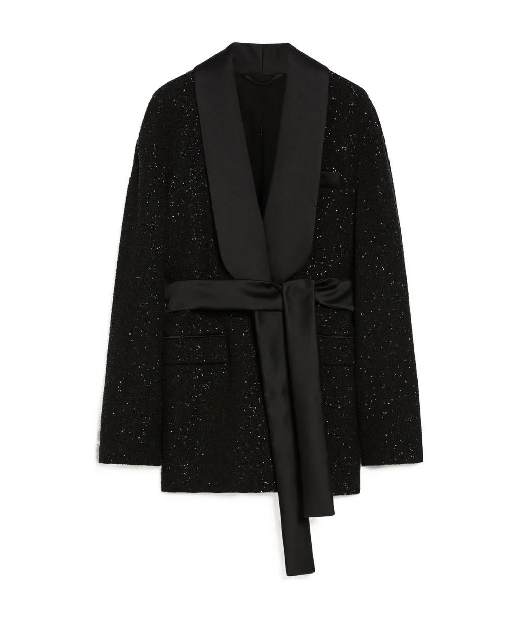 Embellished Belted Jacket