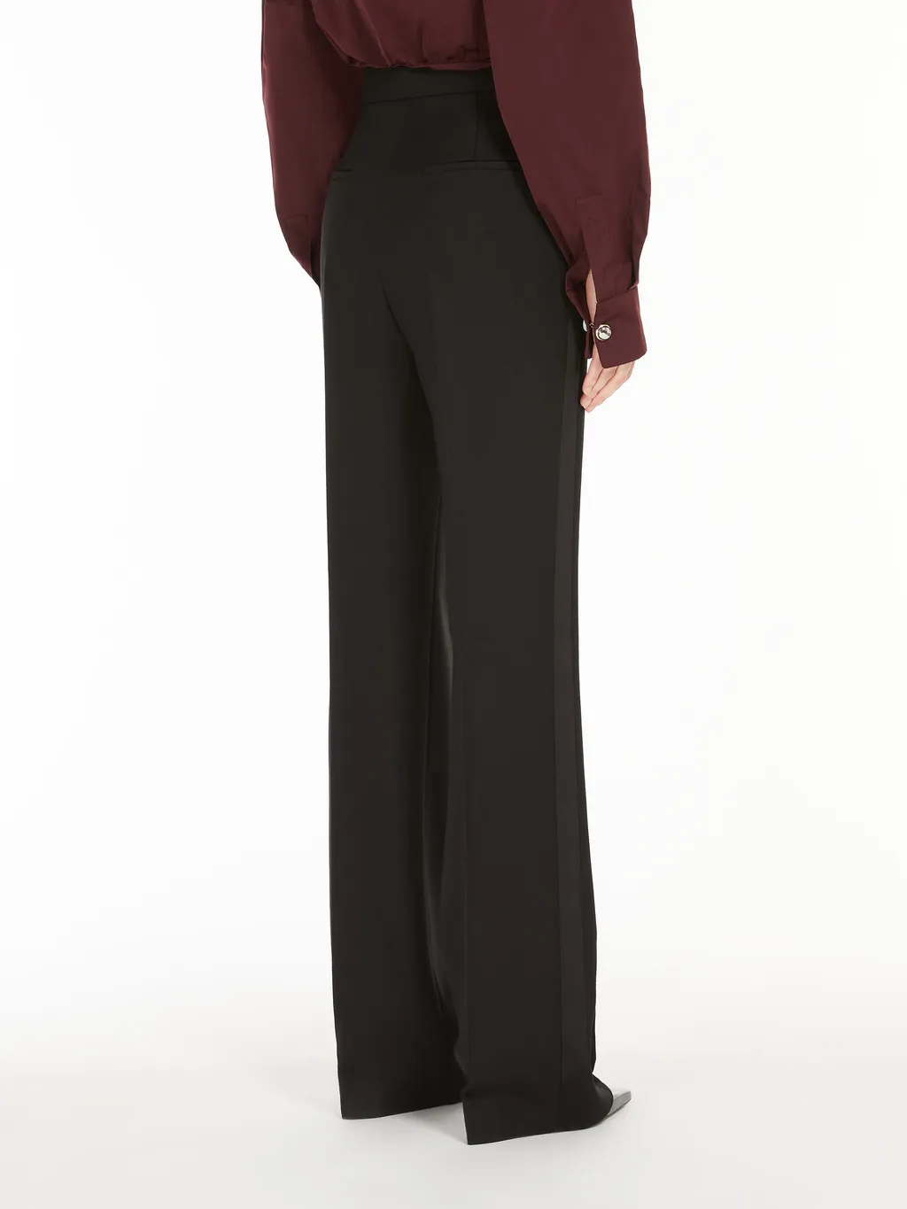 Pianoforte Pleated Straight Leg Trousers