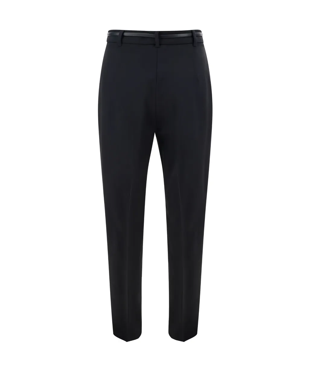 Belted High Waist Trousers