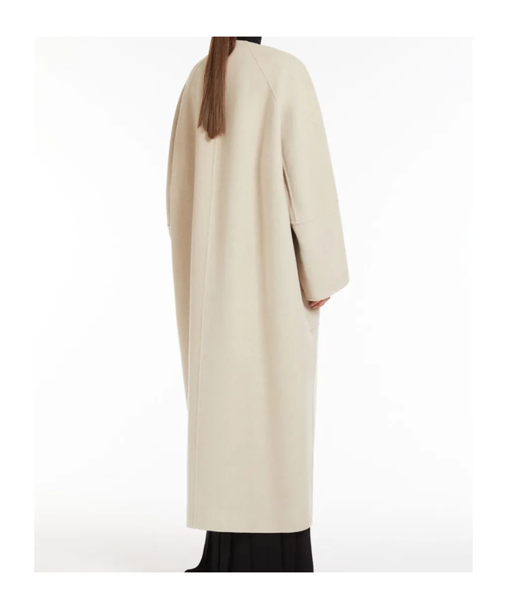 Buttoned Long-Sleeved Coat
