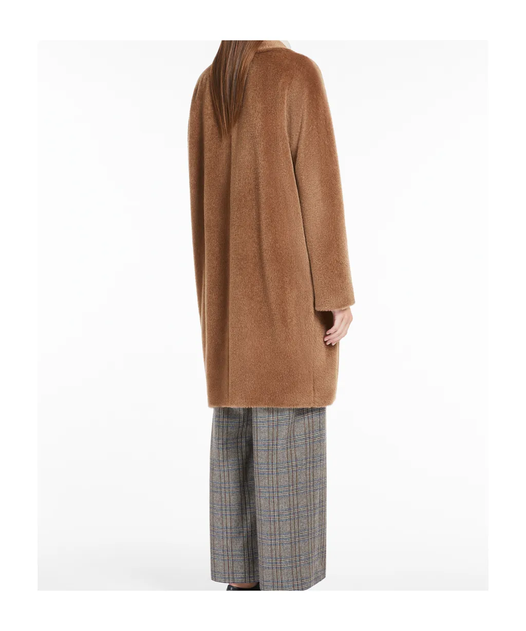 Double-Breasted Long-Sleeved Coat