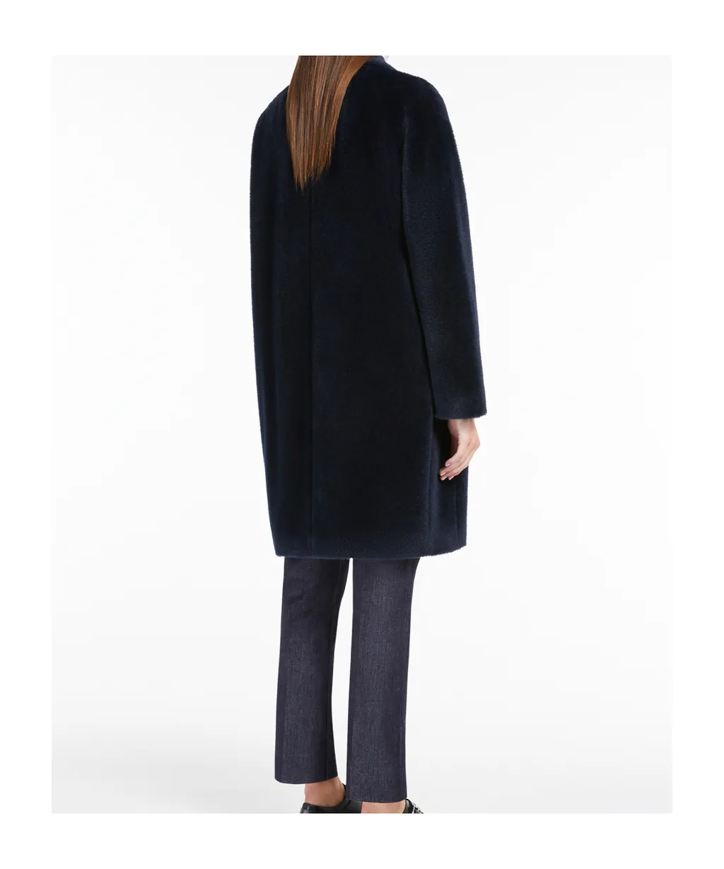 Double-Breasted Long-Sleeved Coat