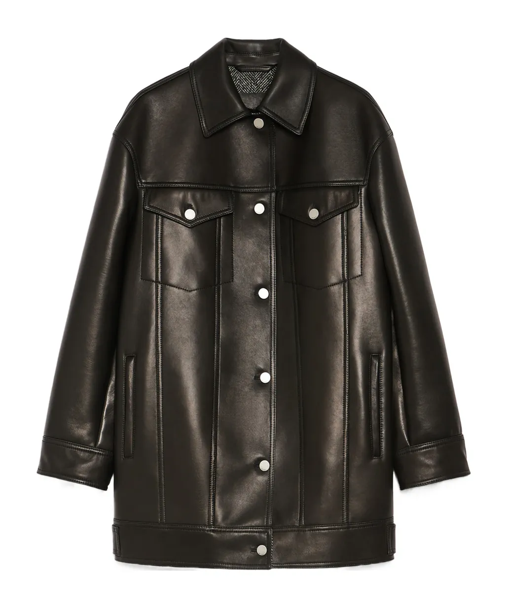 Collared Button-Up Jacket