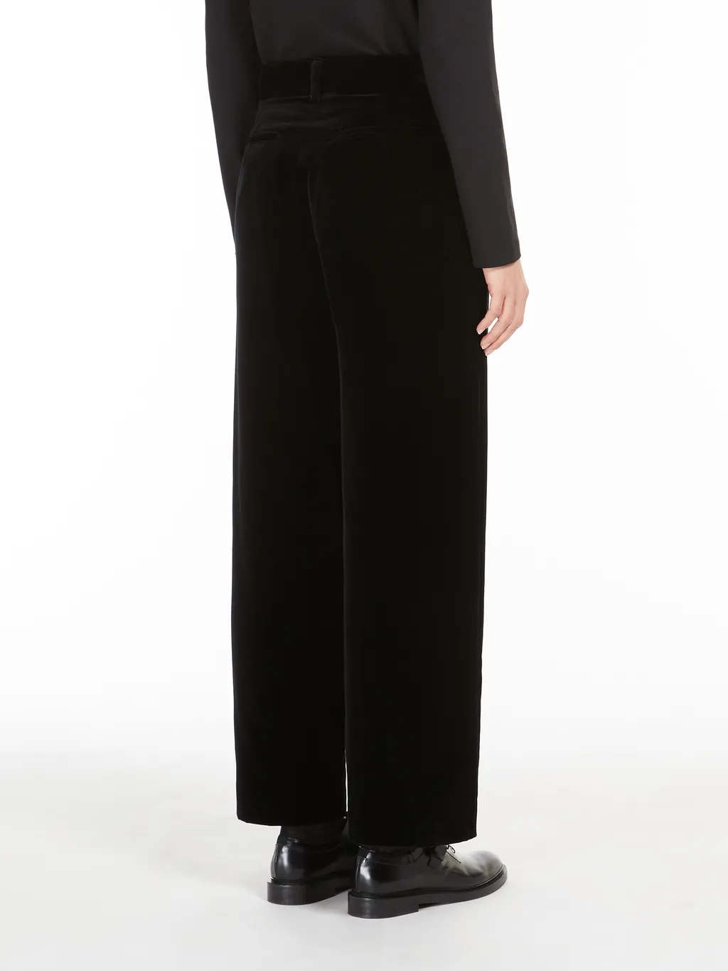 Wide Leg Cropped Trousers