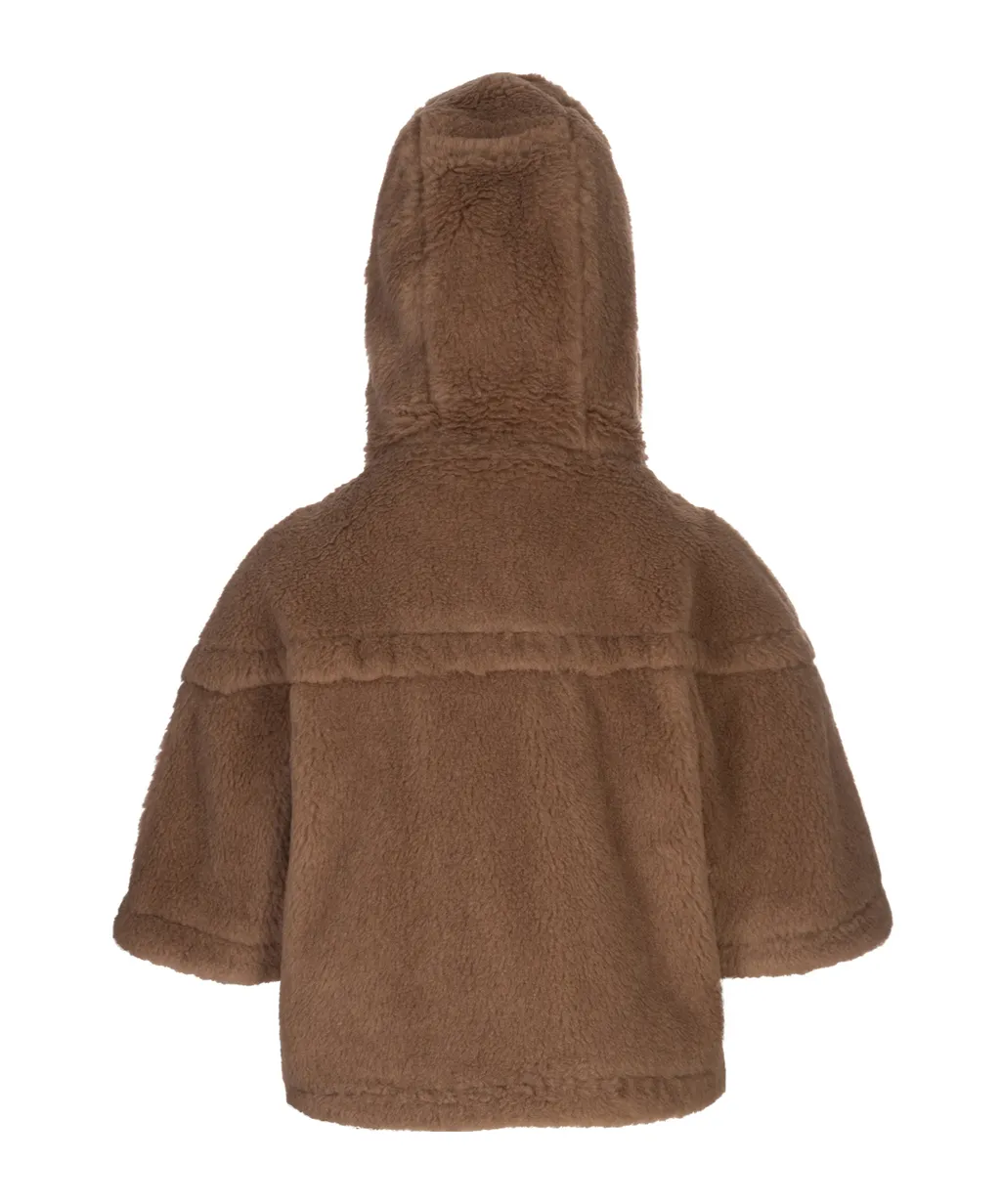 Zip-Up Half-Sleeved Poncho