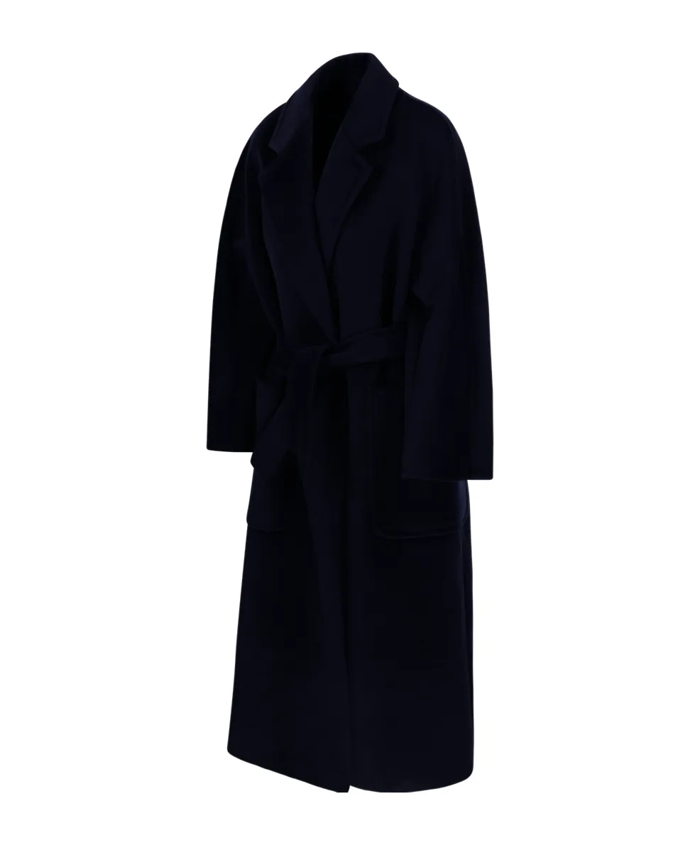 Belted Long-Sleeved Coat