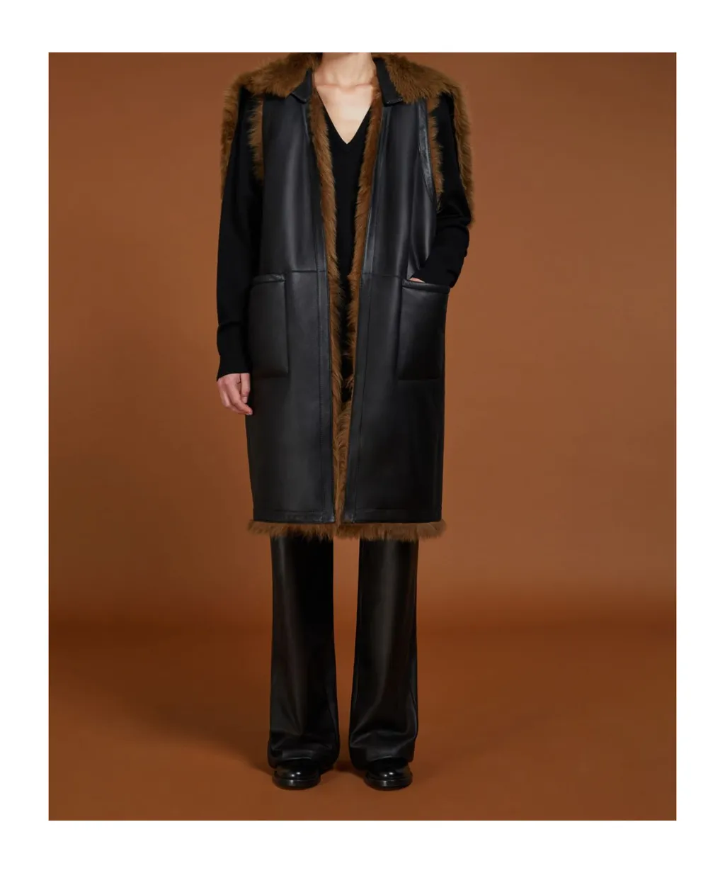 Reversible Open-Front Vest