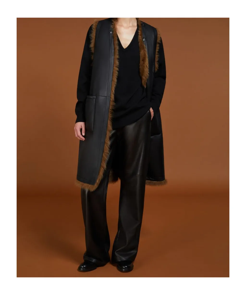 Reversible Open-Front Vest