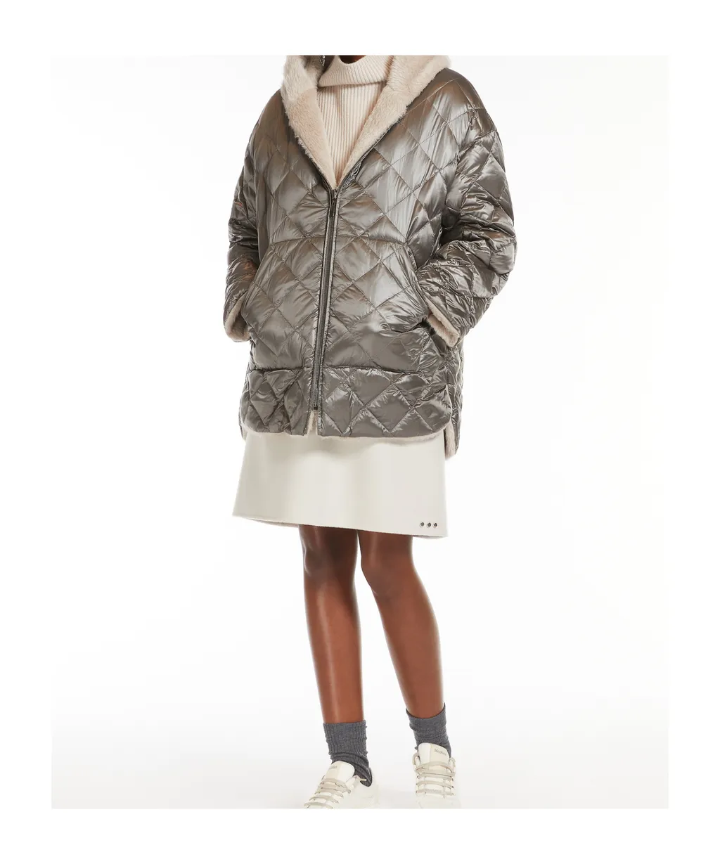 The Cube Zip-Up Long-Sleeved Reversible Coat