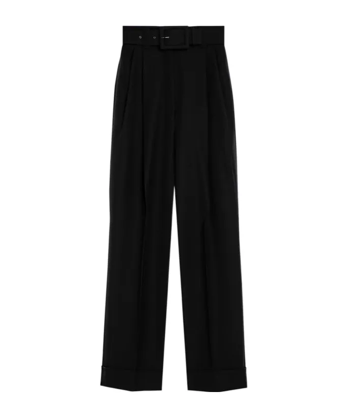 Wide-Leg Casual Pants