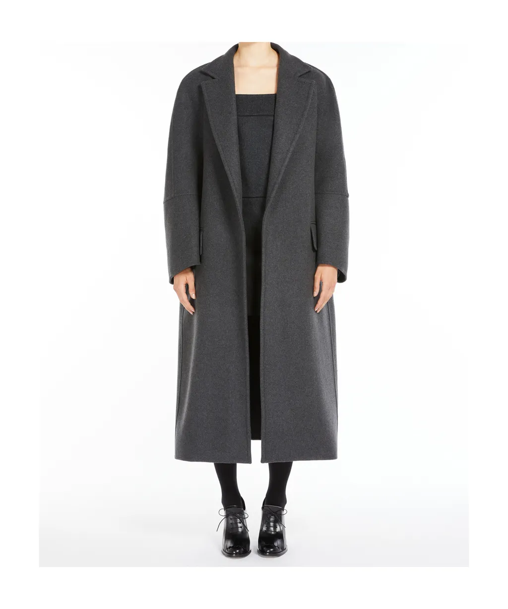 V-Neck Long-Sleeved Coat