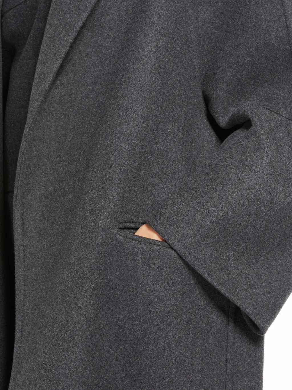V-Neck Long-Sleeved Coat