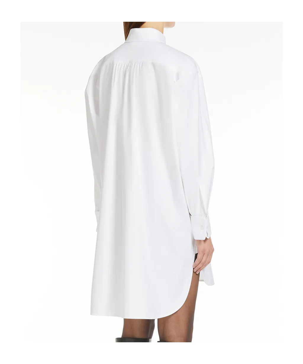 Collared Long-Sleeve Shirt Dress