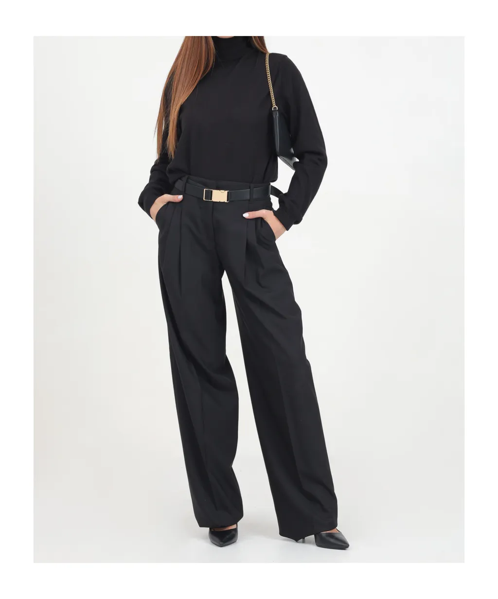 Pleated Casual Pants