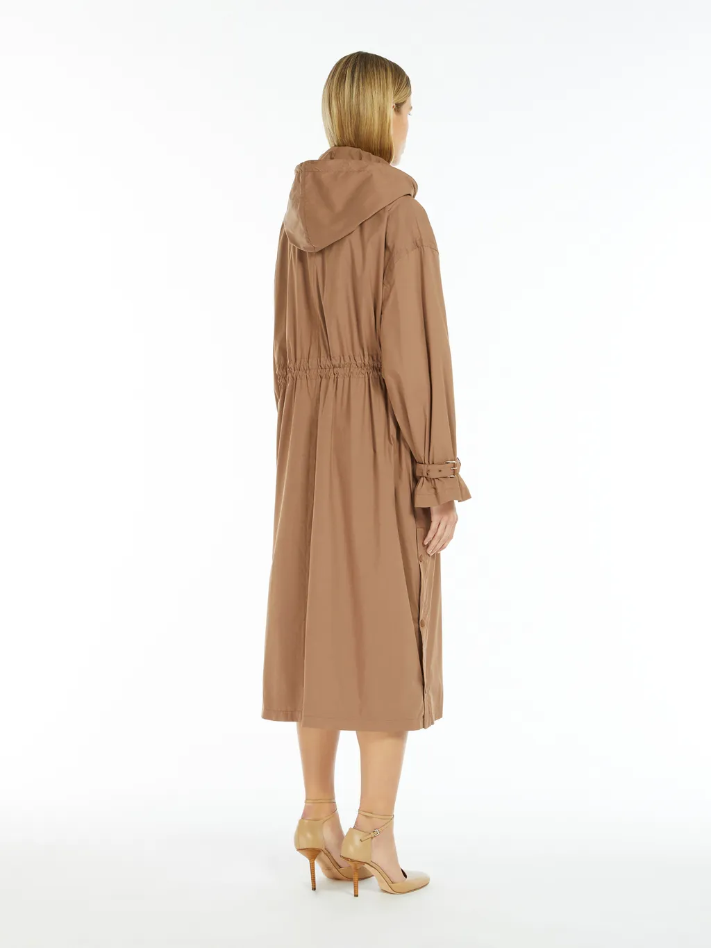 Waterproof Technology Fabric, Oversized Parka Coat