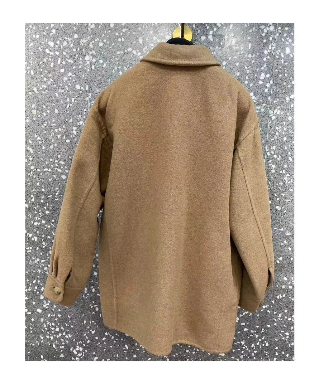 Long-Sleeved Double-Sided Coat