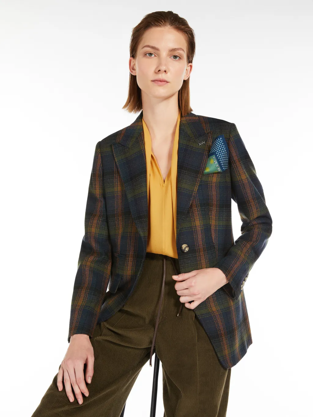 Wool Cashmere Suit Coat