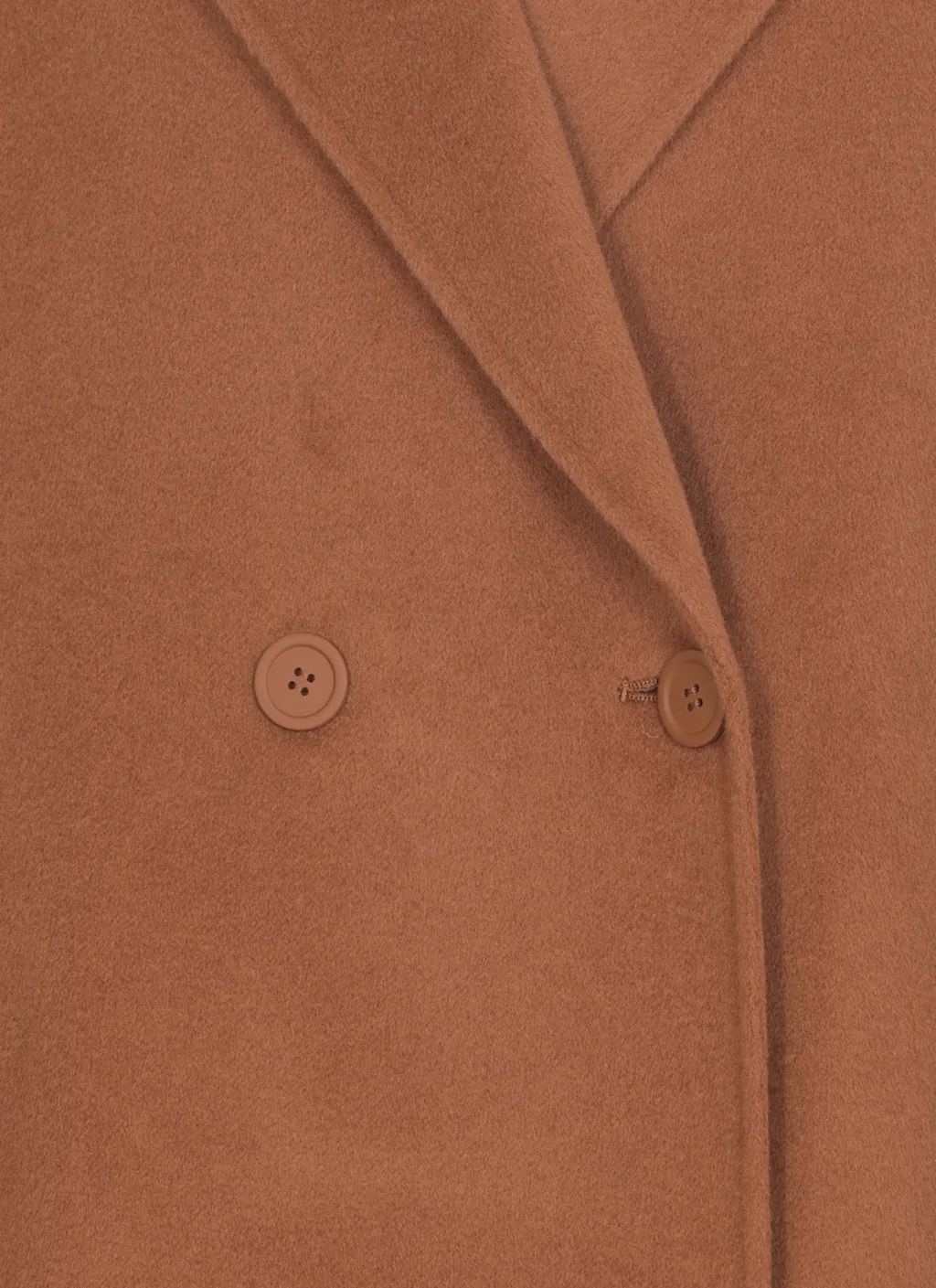 Double-Breasted Wool Cashmere Coat