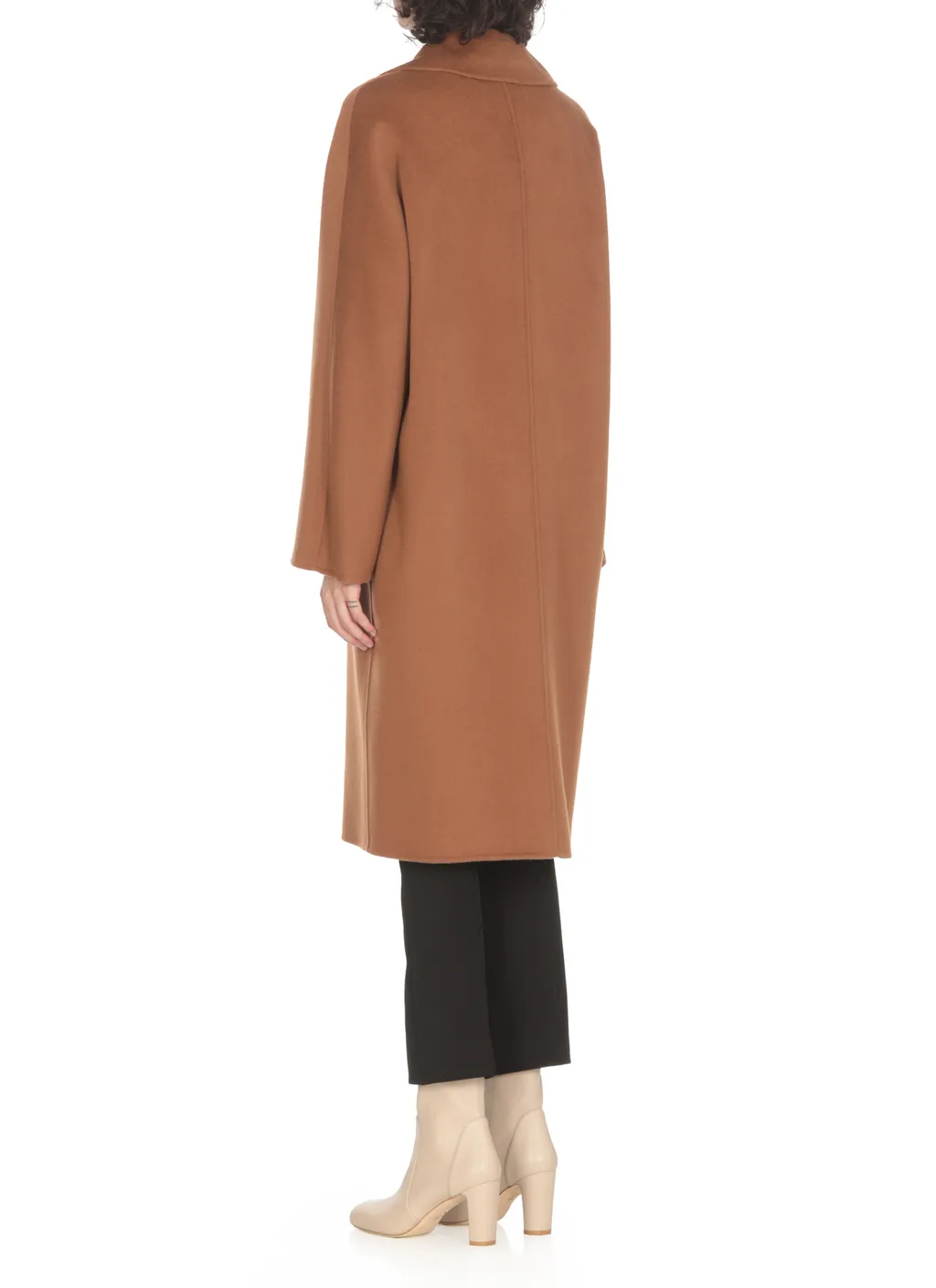 Double-Breasted Wool Cashmere Coat