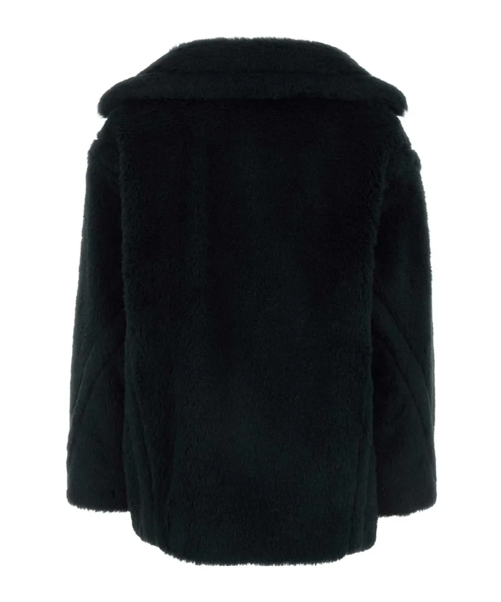 Olga Double-Breasted Teddy Coat