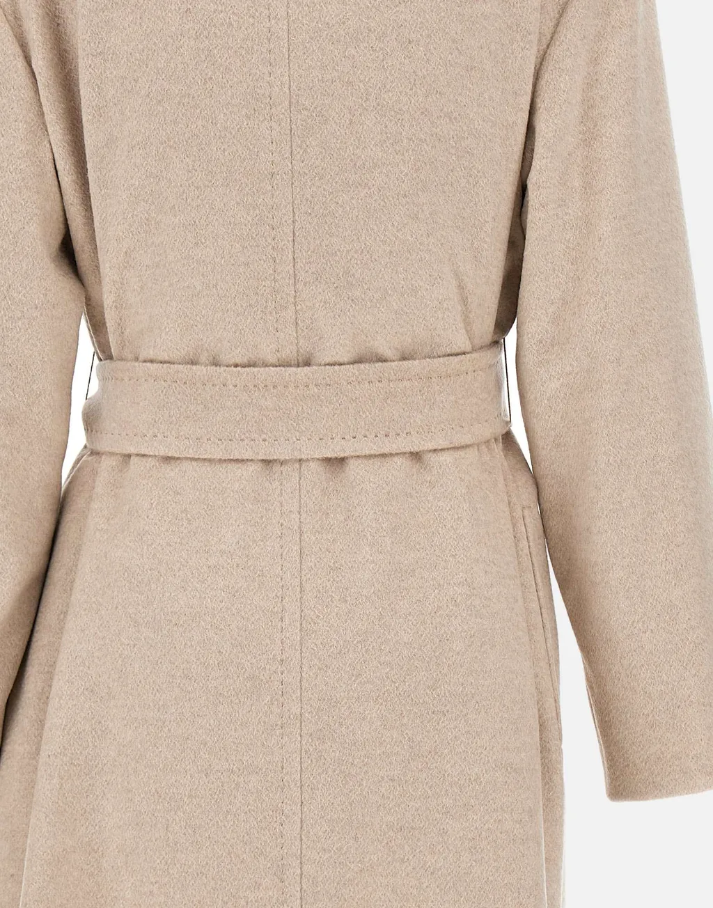 Belted Long-Sleeved Coat