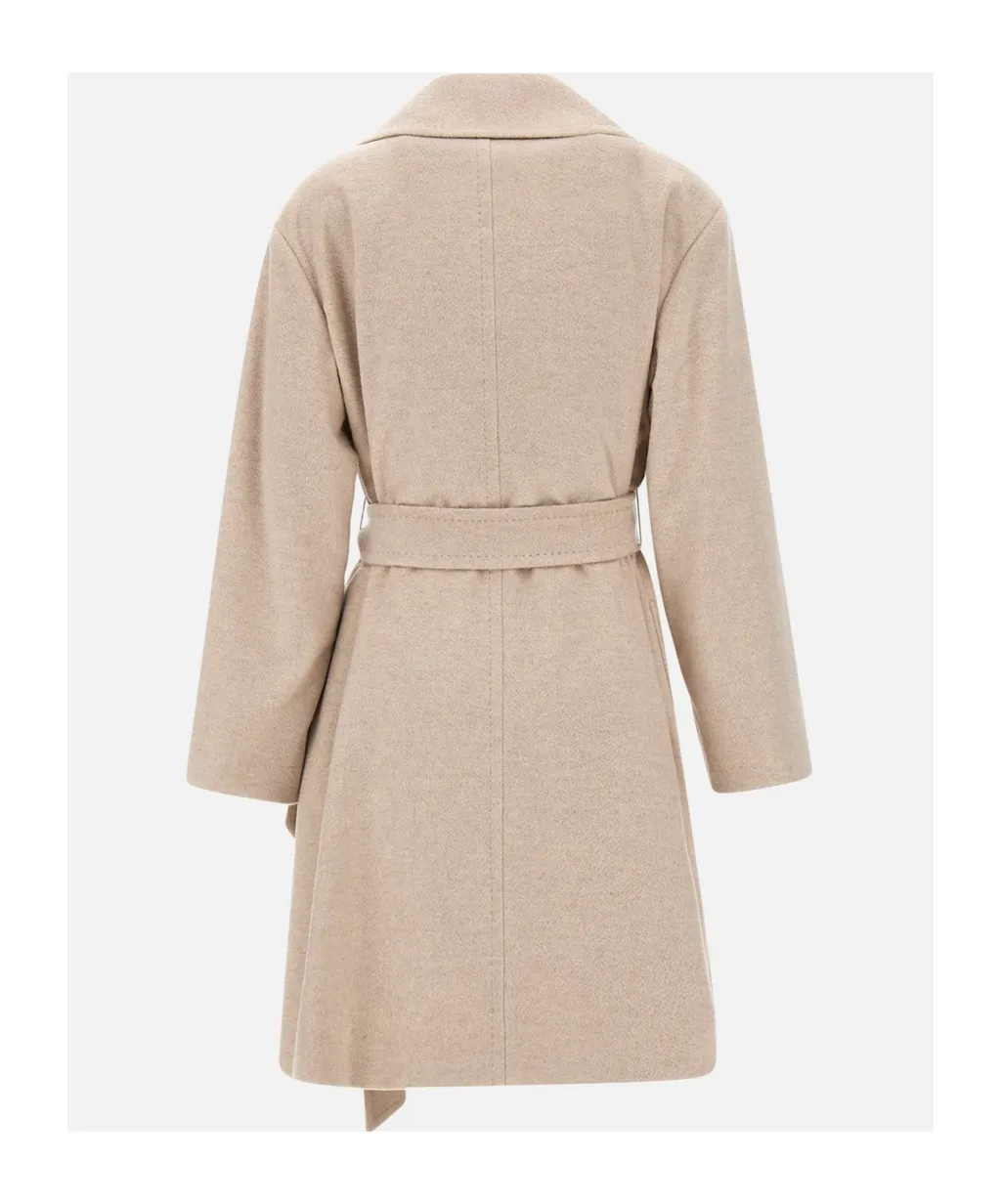 Belted Long-Sleeved Coat