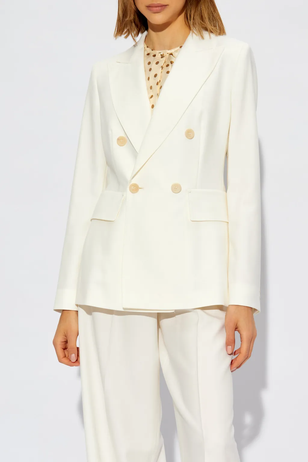 Sanna Double-Breasted Long-Sleeved Jacket