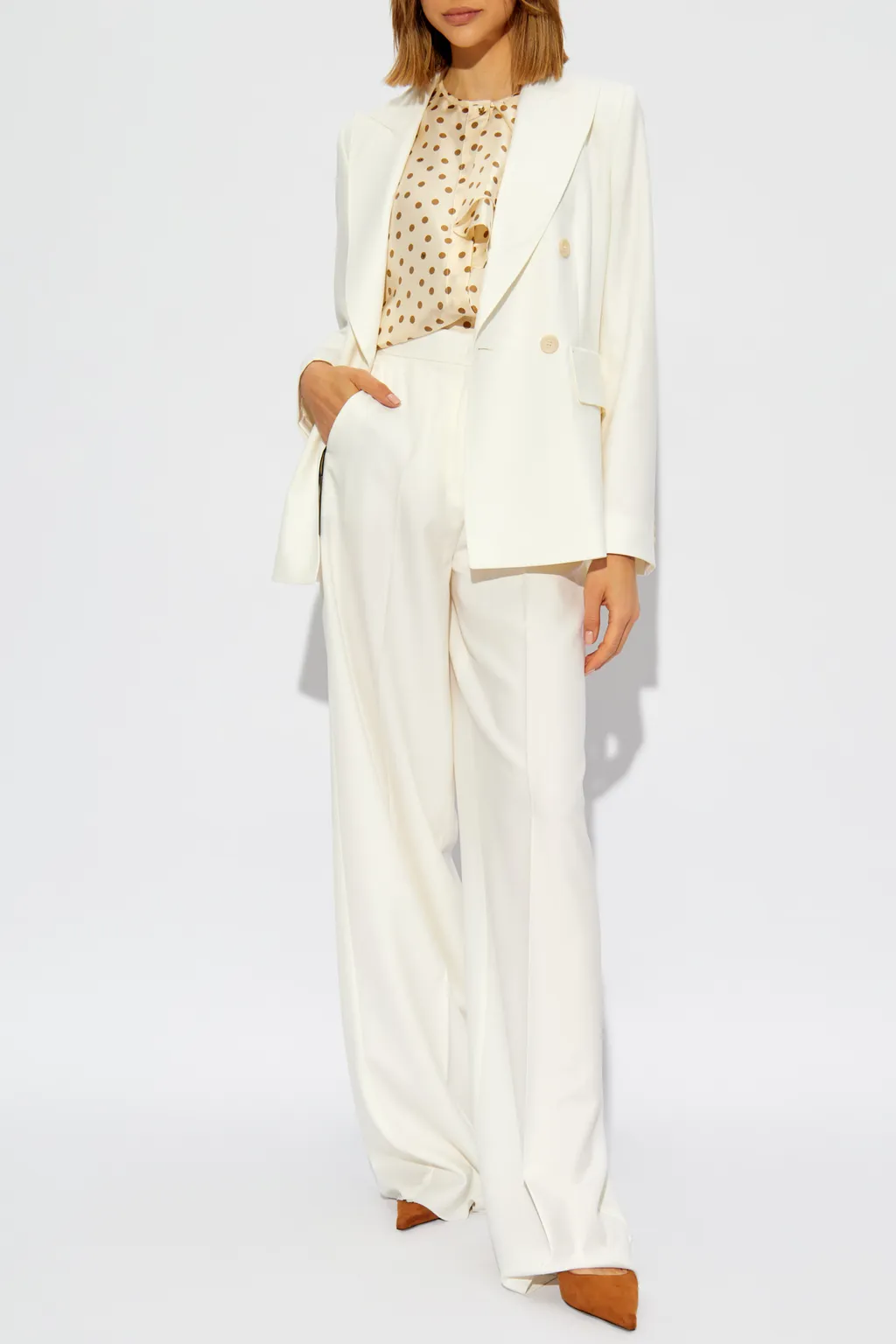 Sanna Double-Breasted Long-Sleeved Jacket