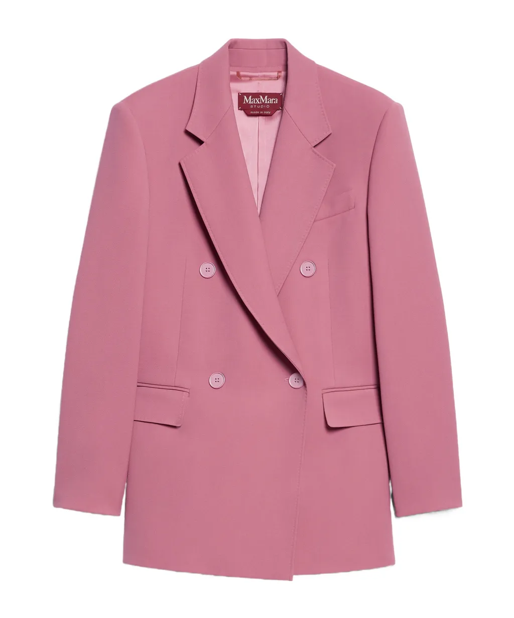 Double-Breasted Long-Sleeved Jacket