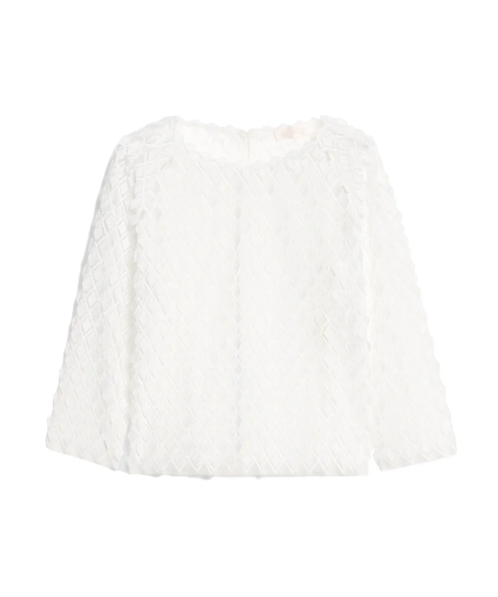Embroidery Lace Top