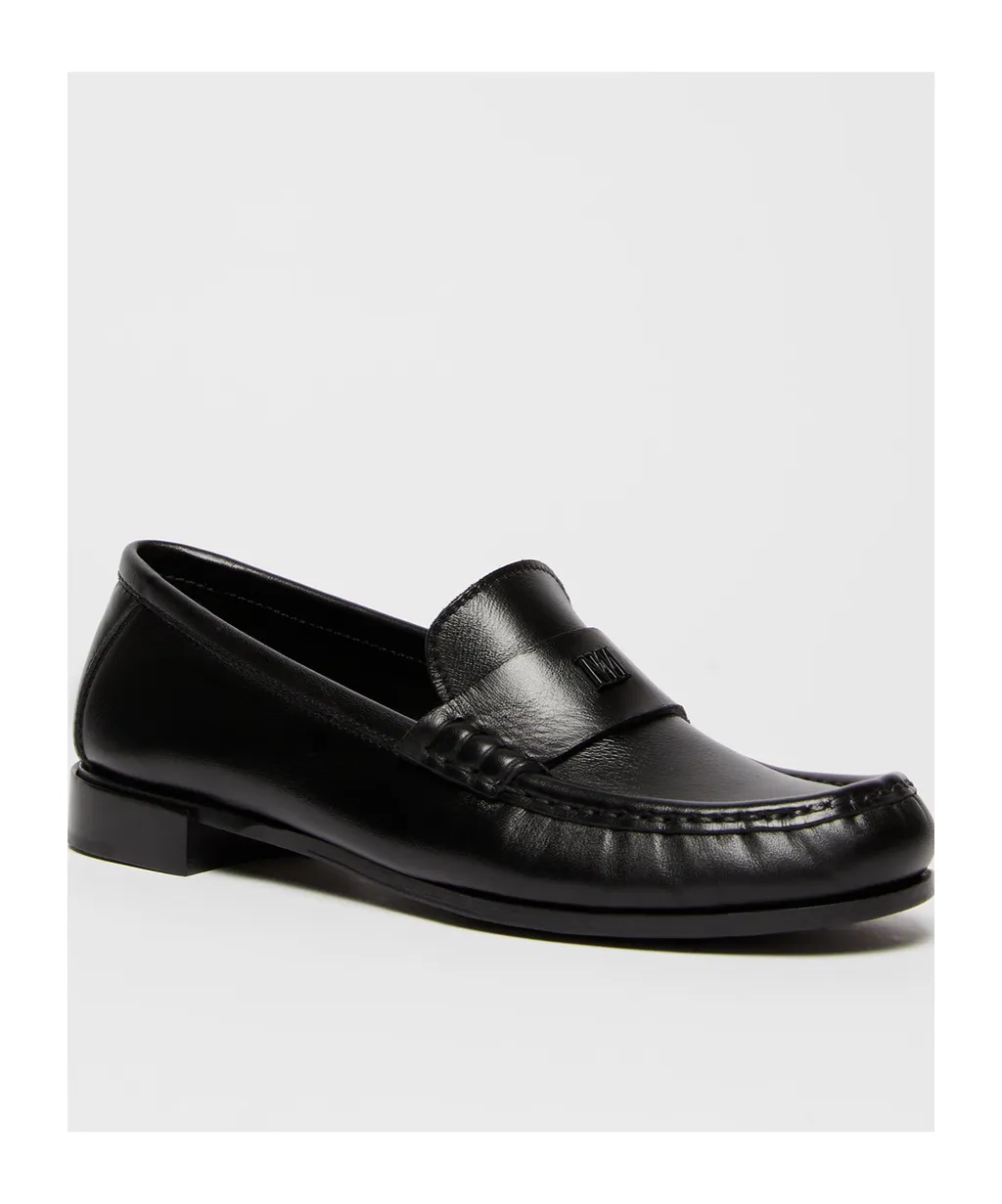 Logo Plaque Slip-On Loafers