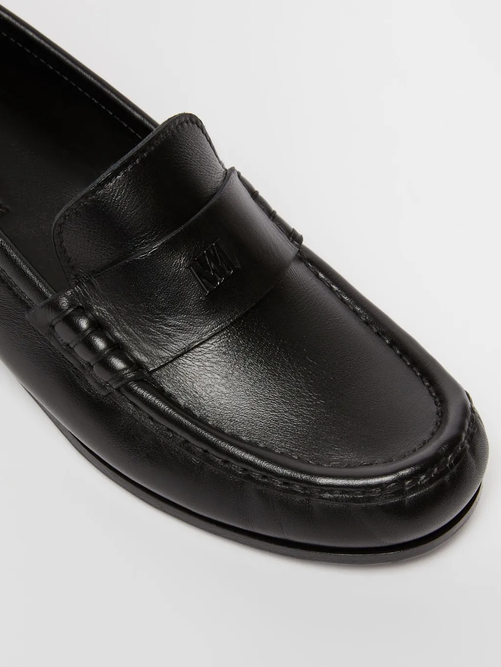 Logo Plaque Slip-On Loafers