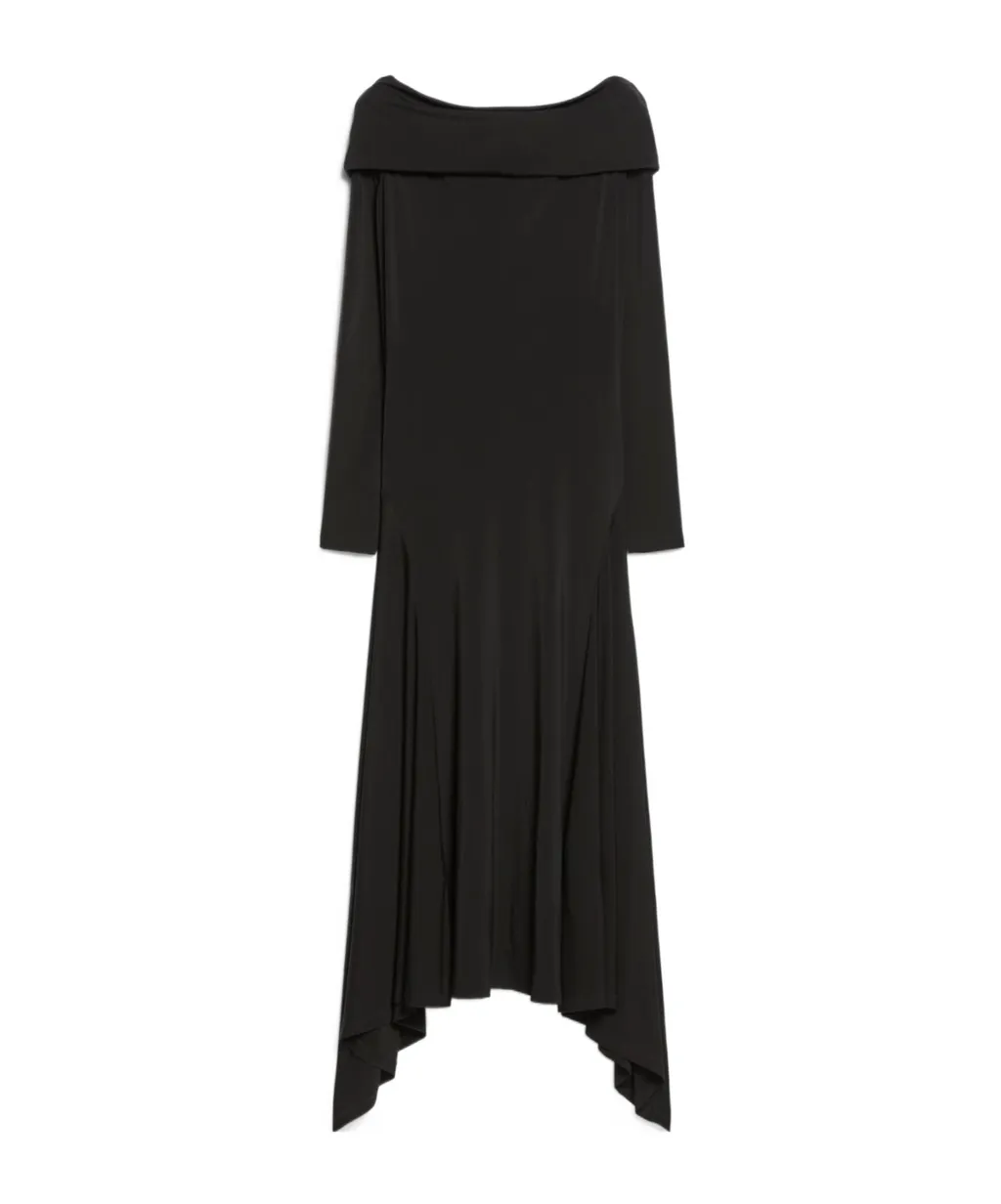 Off-Shoulder Long-Sleeved Dress