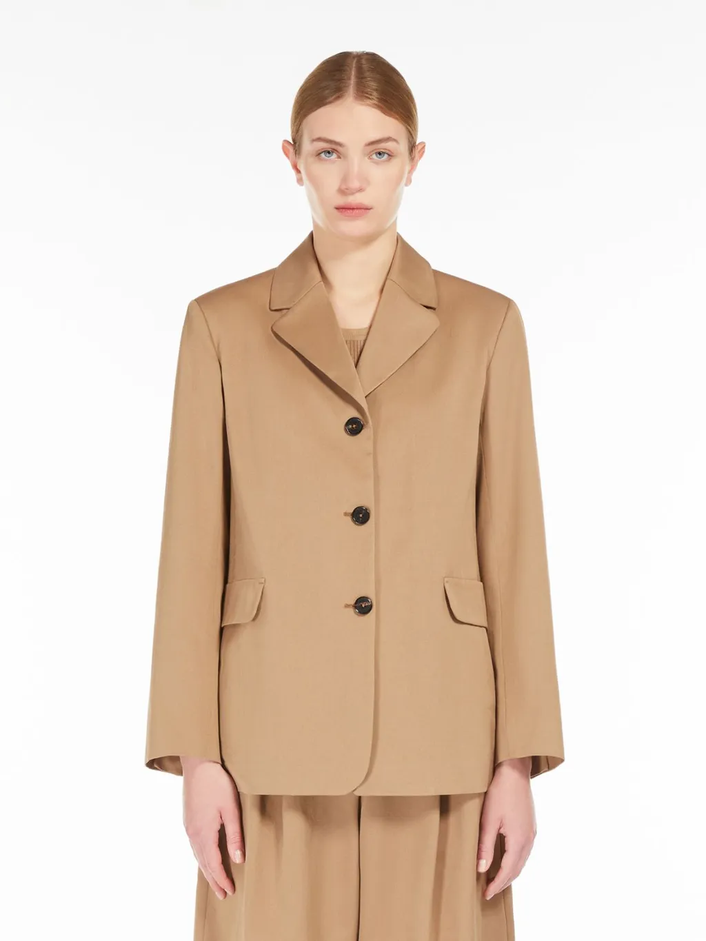 Cotton Gabardine Suit Coat