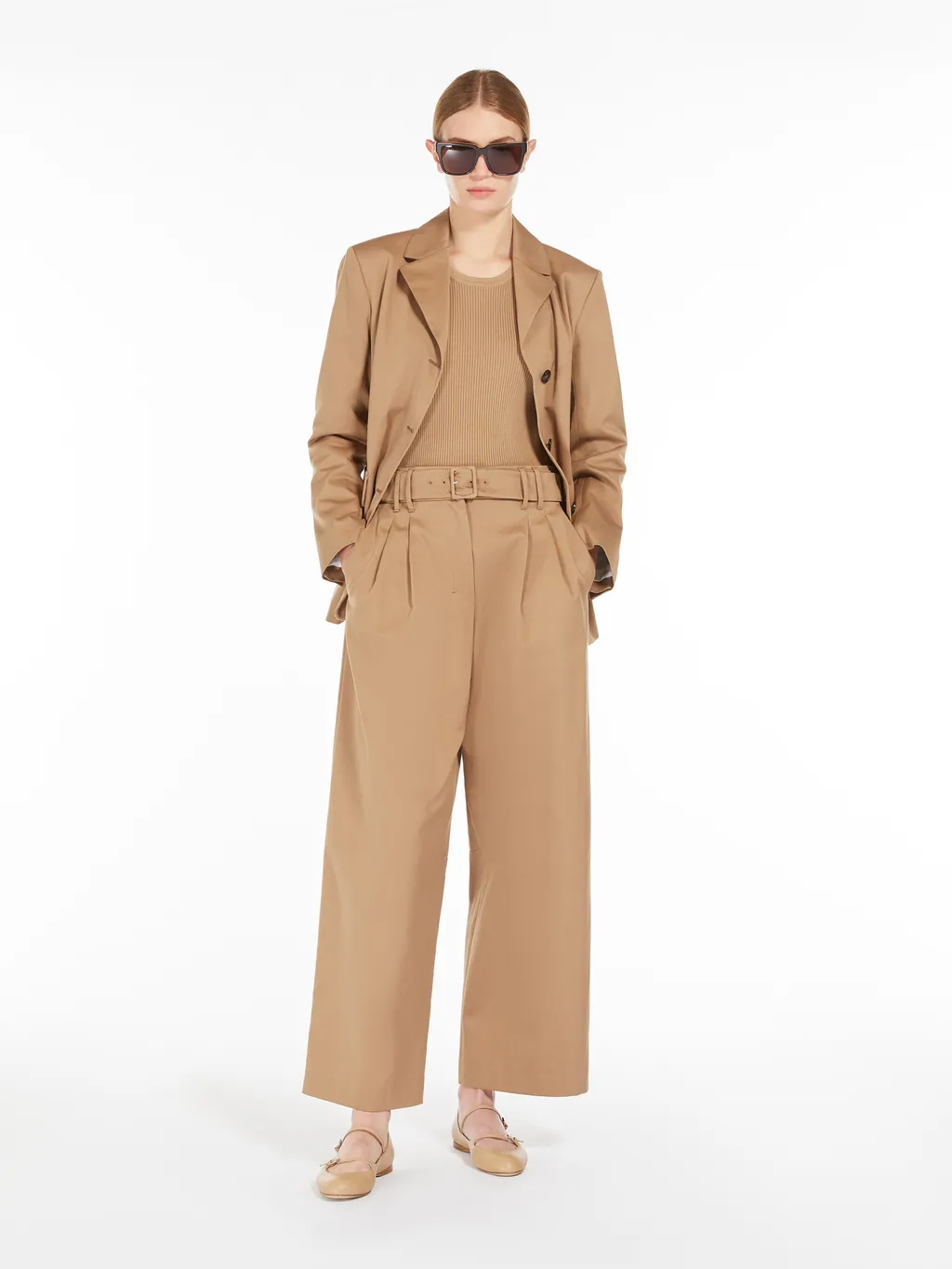 Cotton Gabardine Suit Coat