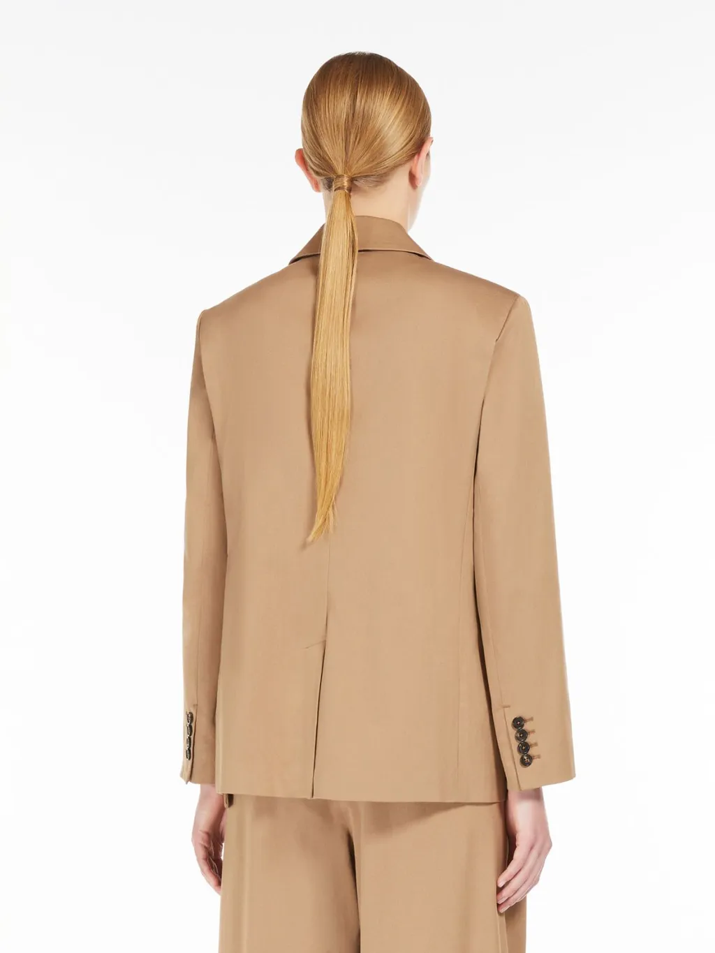 Cotton Gabardine Suit Coat