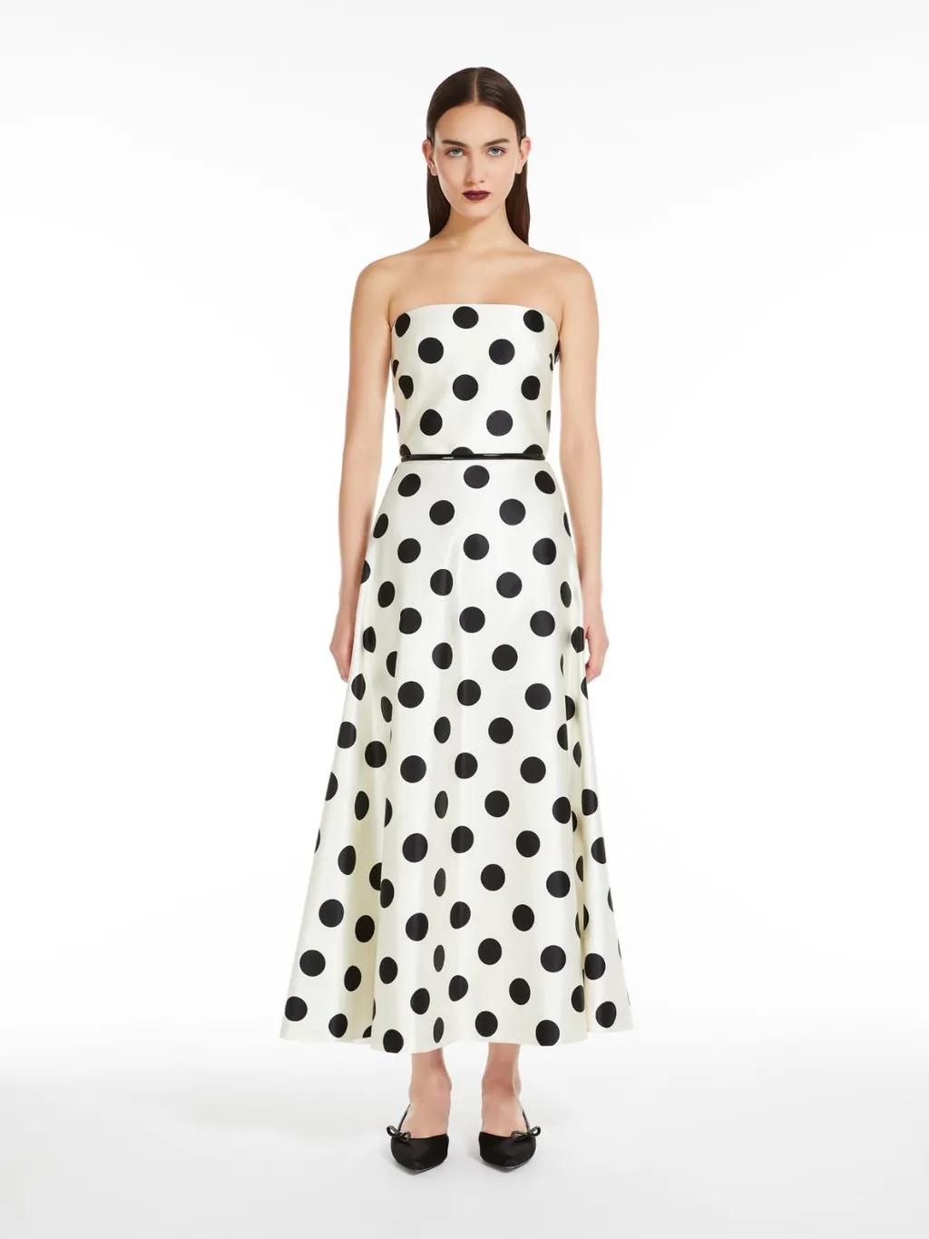Dotted Sleeveless Dress