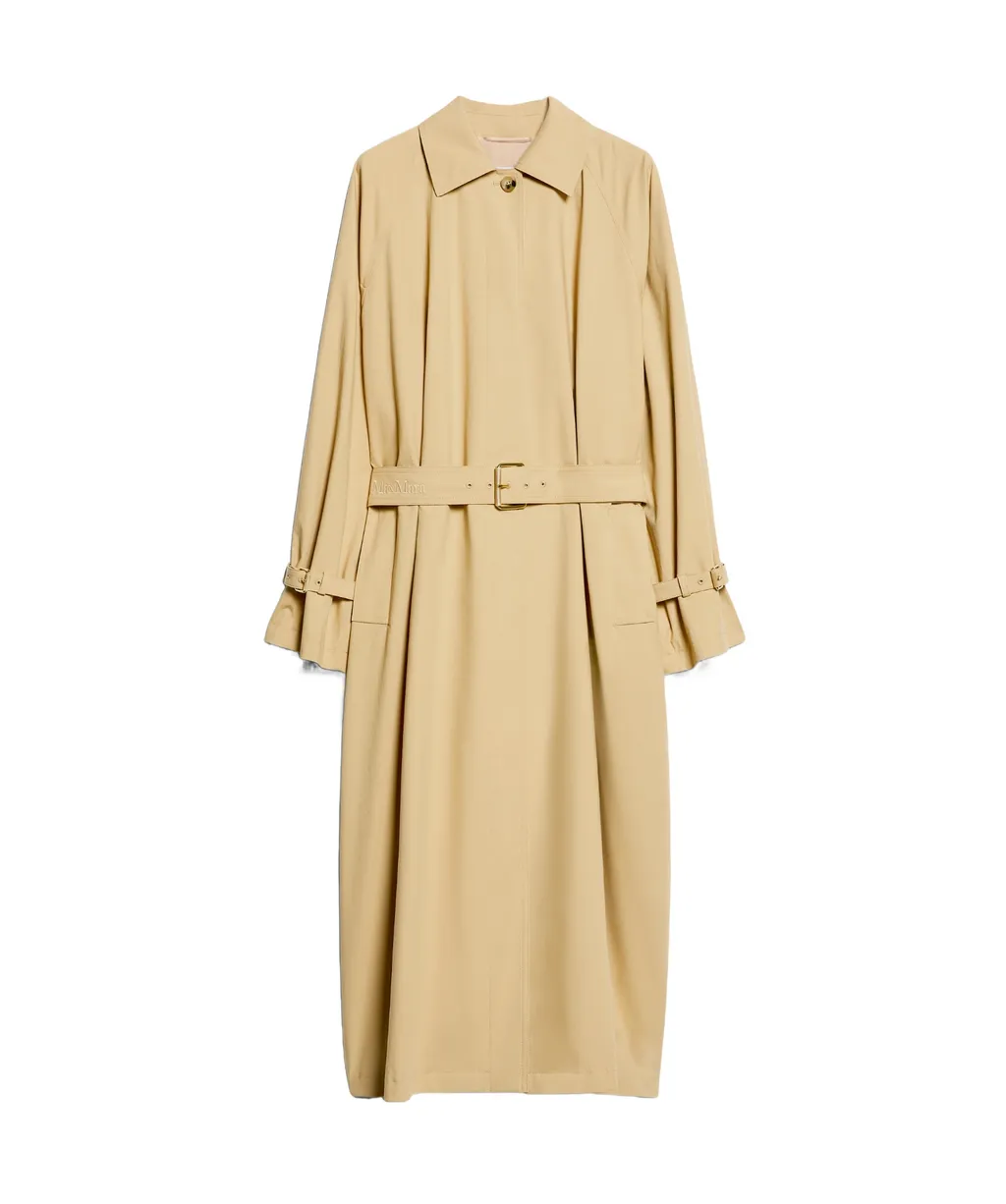 Belted Collared Trench Coat