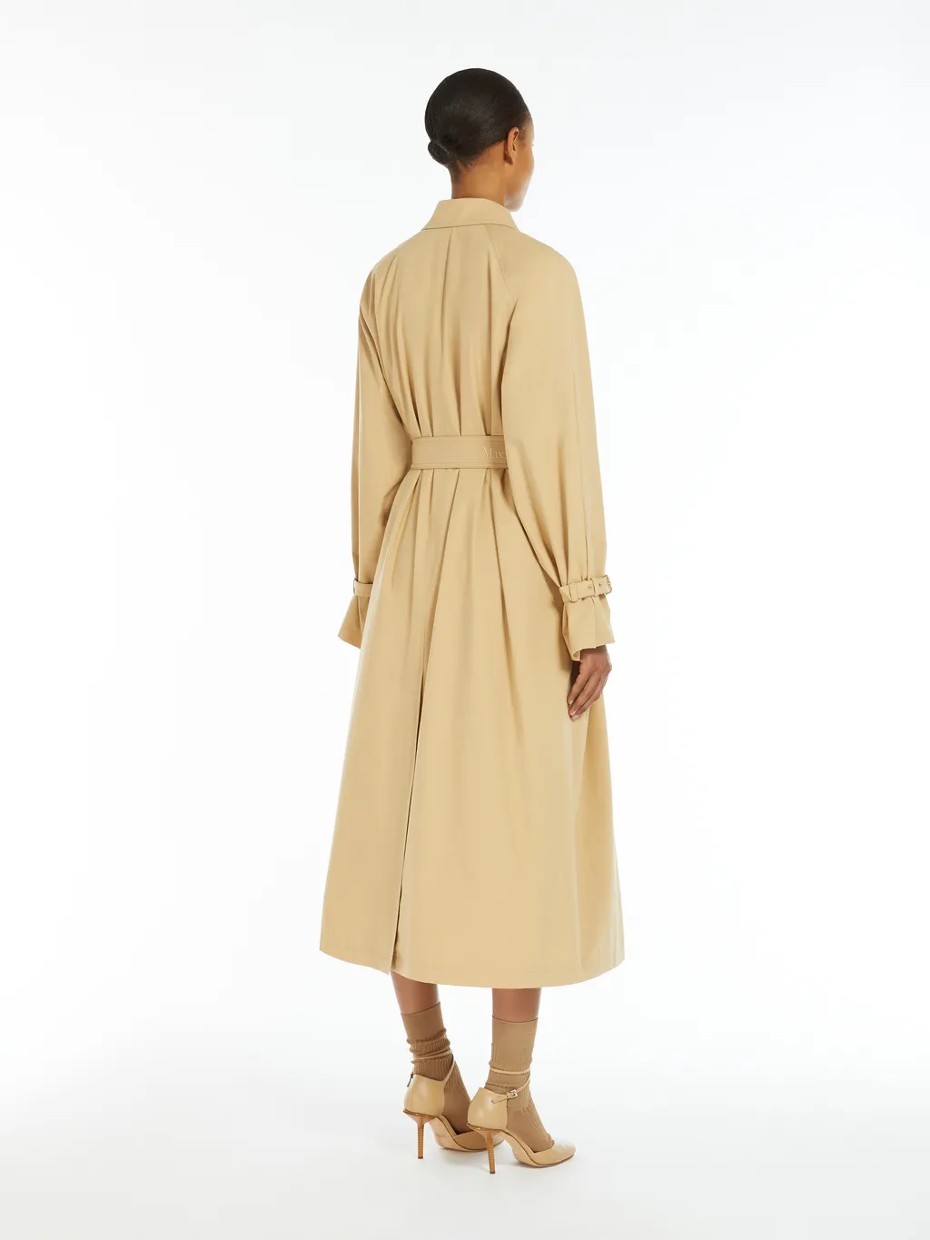 Belted Collared Trench Coat