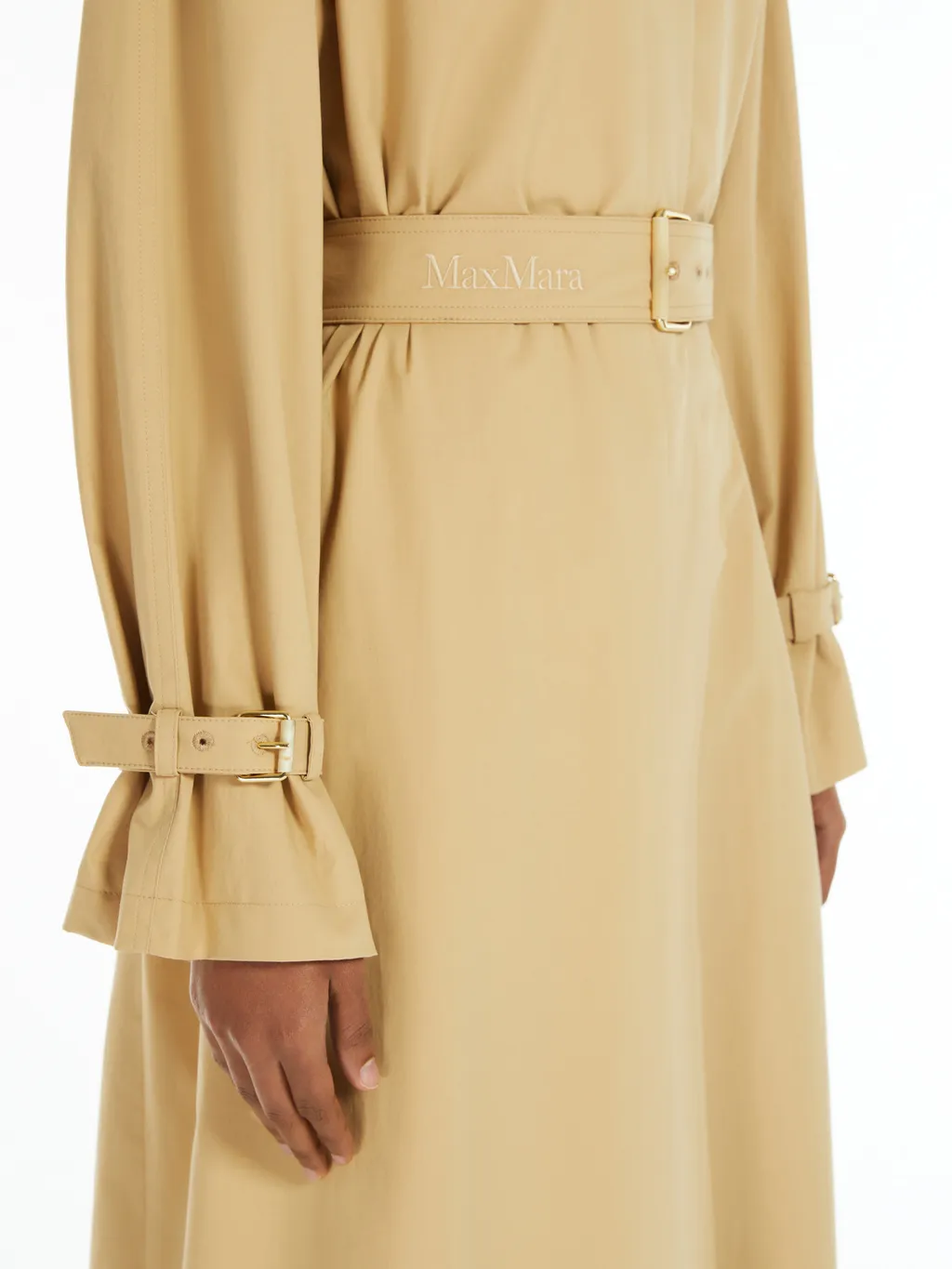 Belted Collared Trench Coat