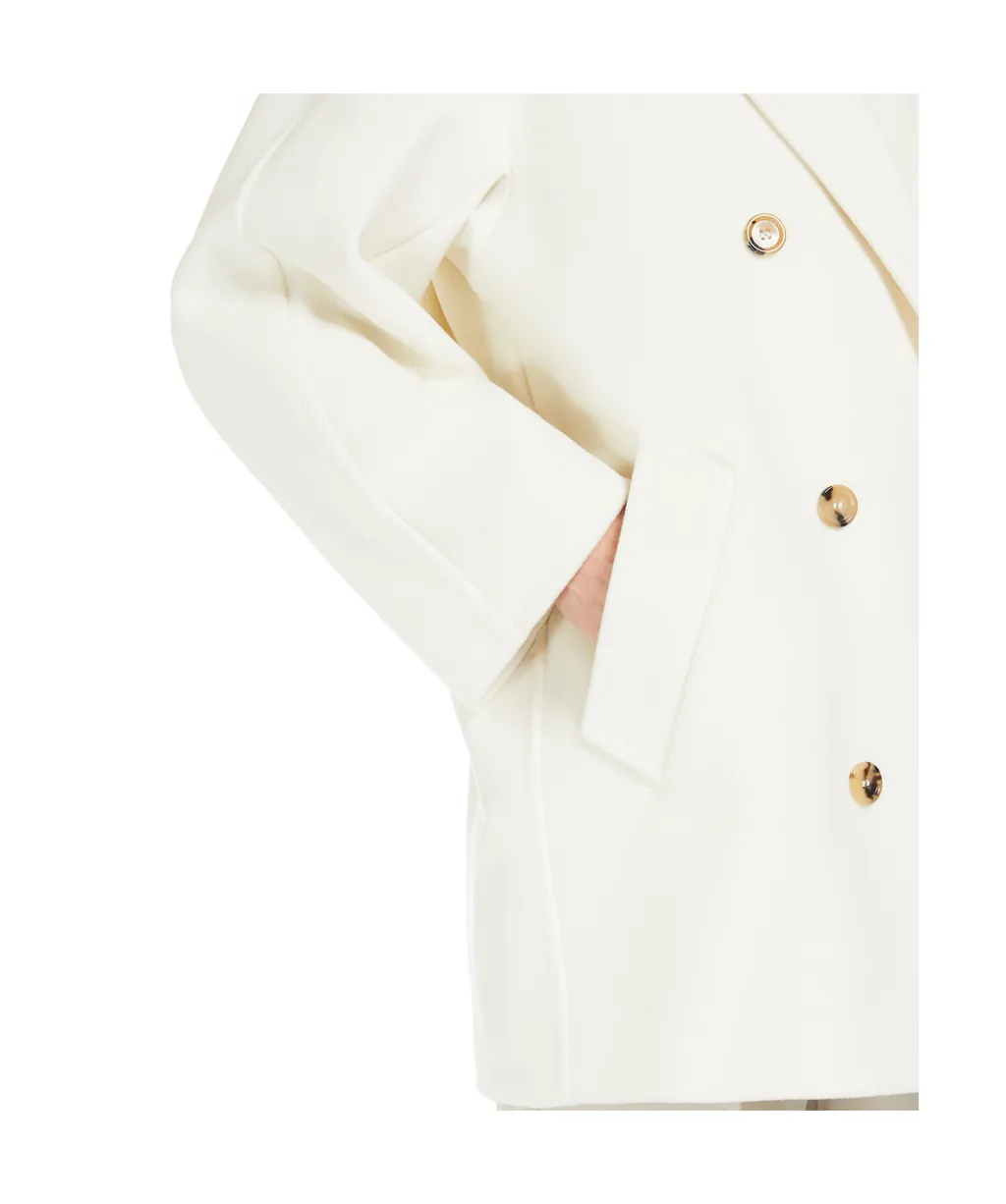 Double-Breasted Long-Sleeved Coat