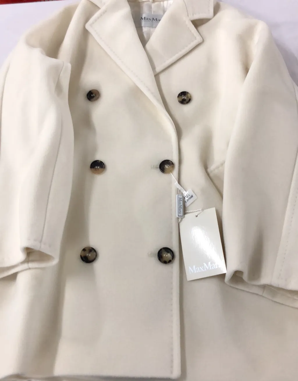 Double-Breasted Long-Sleeved Coat