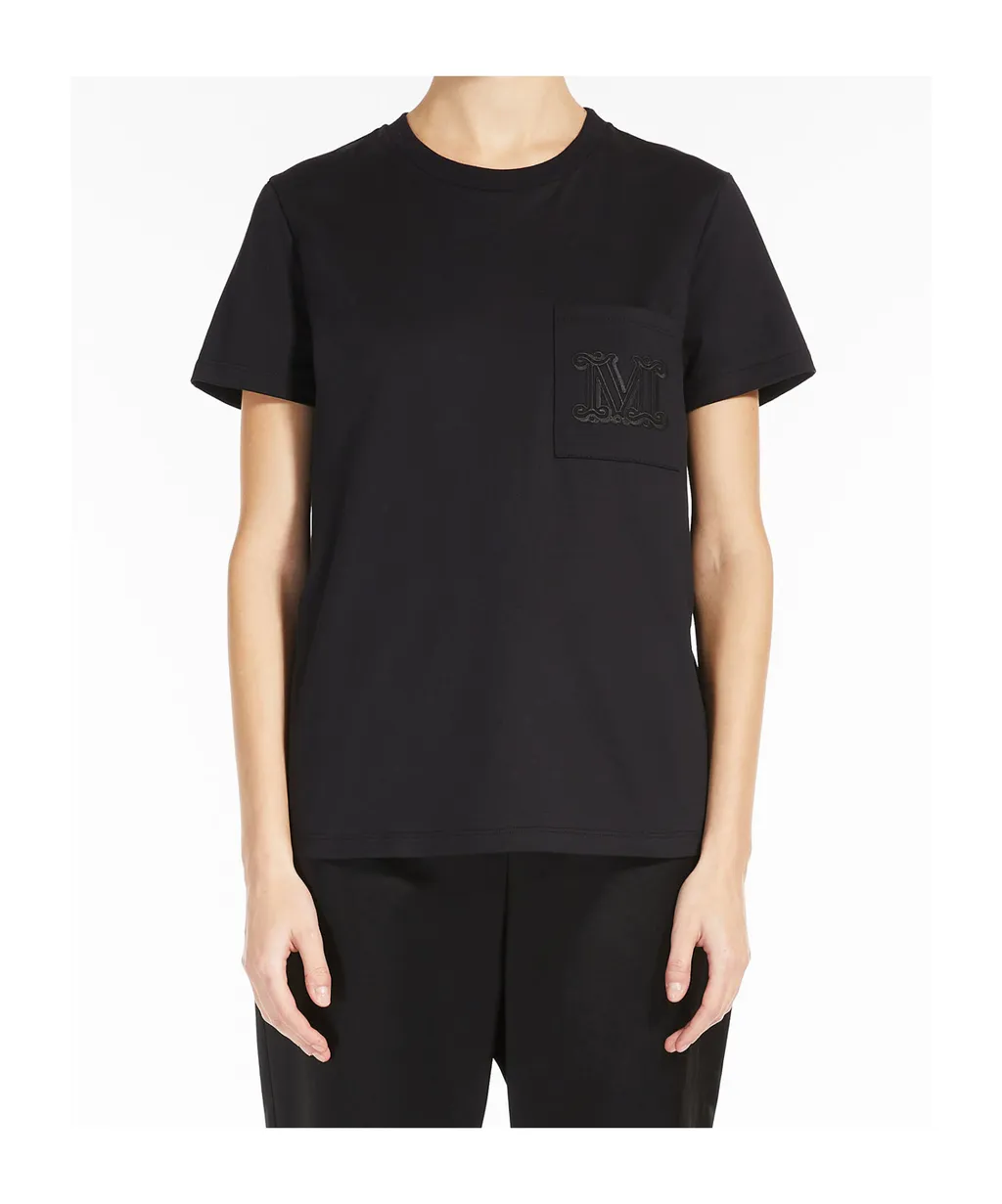 Logo Embroidered Crewneck T-Shirt