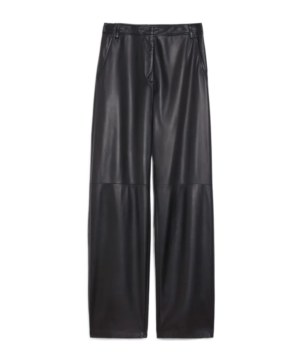 Wide-Leg Napa Pants