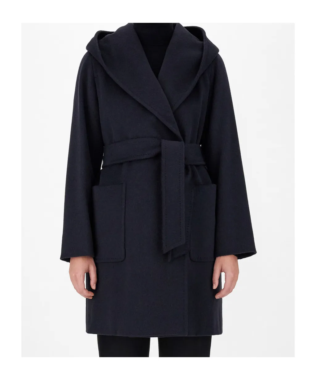 Belted Hooded Coat