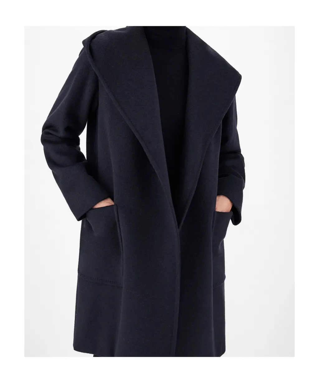 Belted Hooded Coat