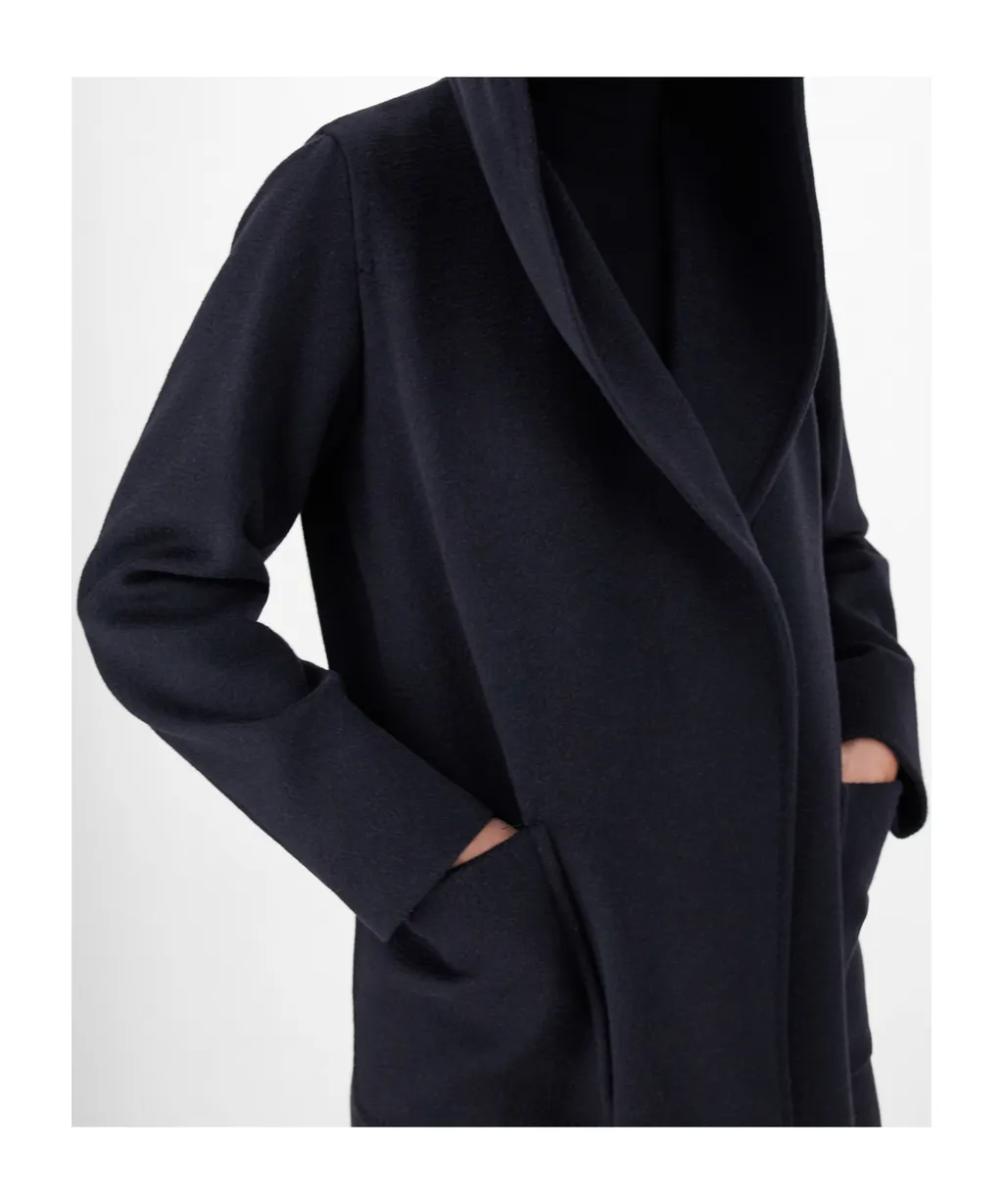 Belted Hooded Coat