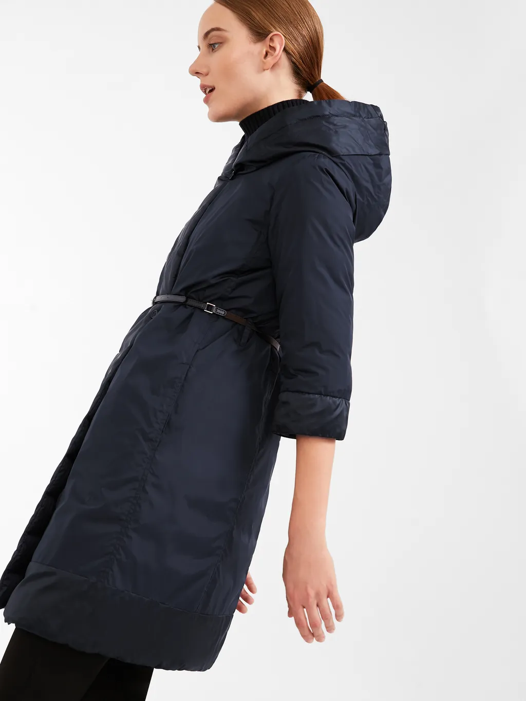 The Cube Belted Padded Coat